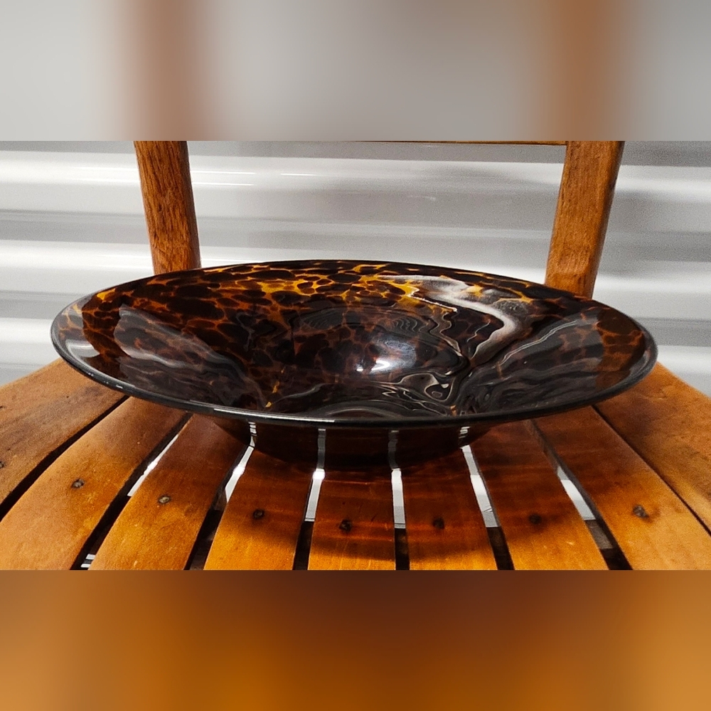 Elegant Brown Art Bowl